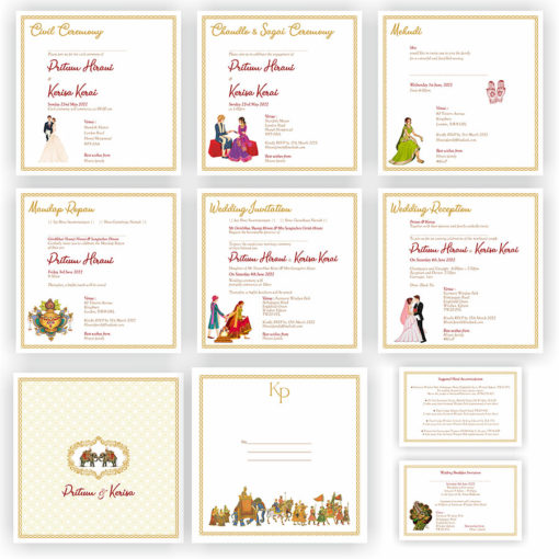 Metro Wedding Invitation Cards