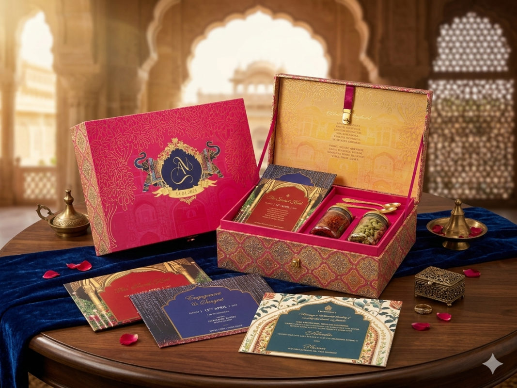 Premium Box Wedding Cards