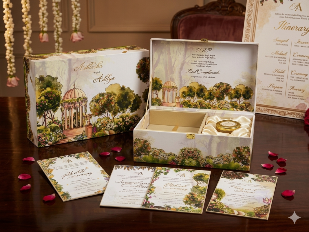 Premium Box Wedding Cards
